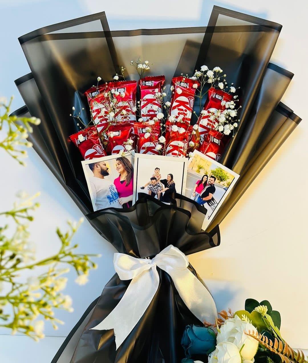 Photo and chocolate bouquet - Image 1